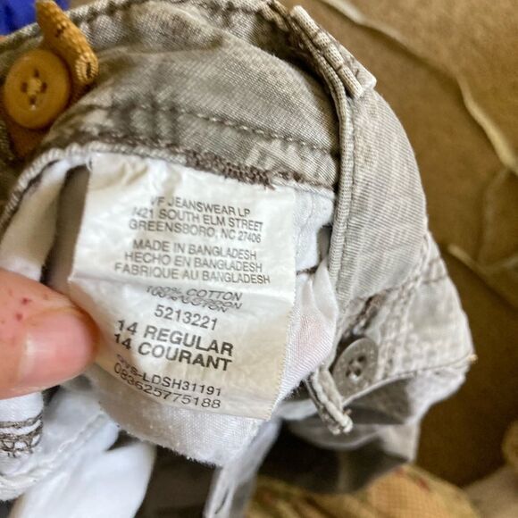 Boys Lee Dungaree Camo Cargo Shorts - Picture 2 of 3